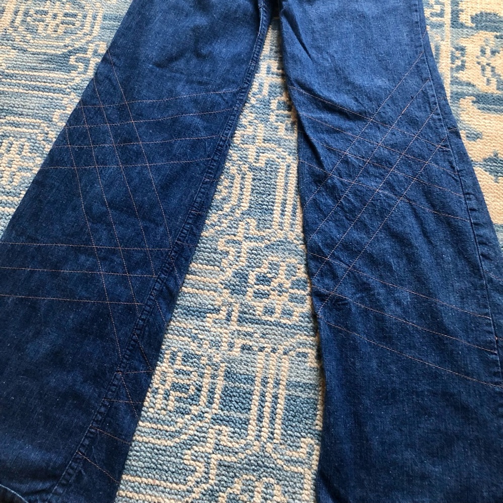 Vintage 1970s Maverick Bell Bottom Jeans - Picture 10 of 12